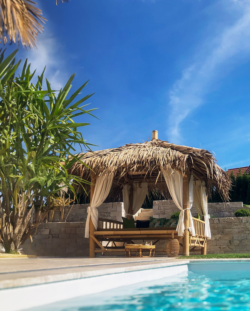 Bambus-Pavillons von URBAN-BAMBUS